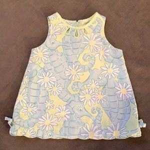 Lilly Pulitzer vintage infant shift dress, size 18-24 mos.